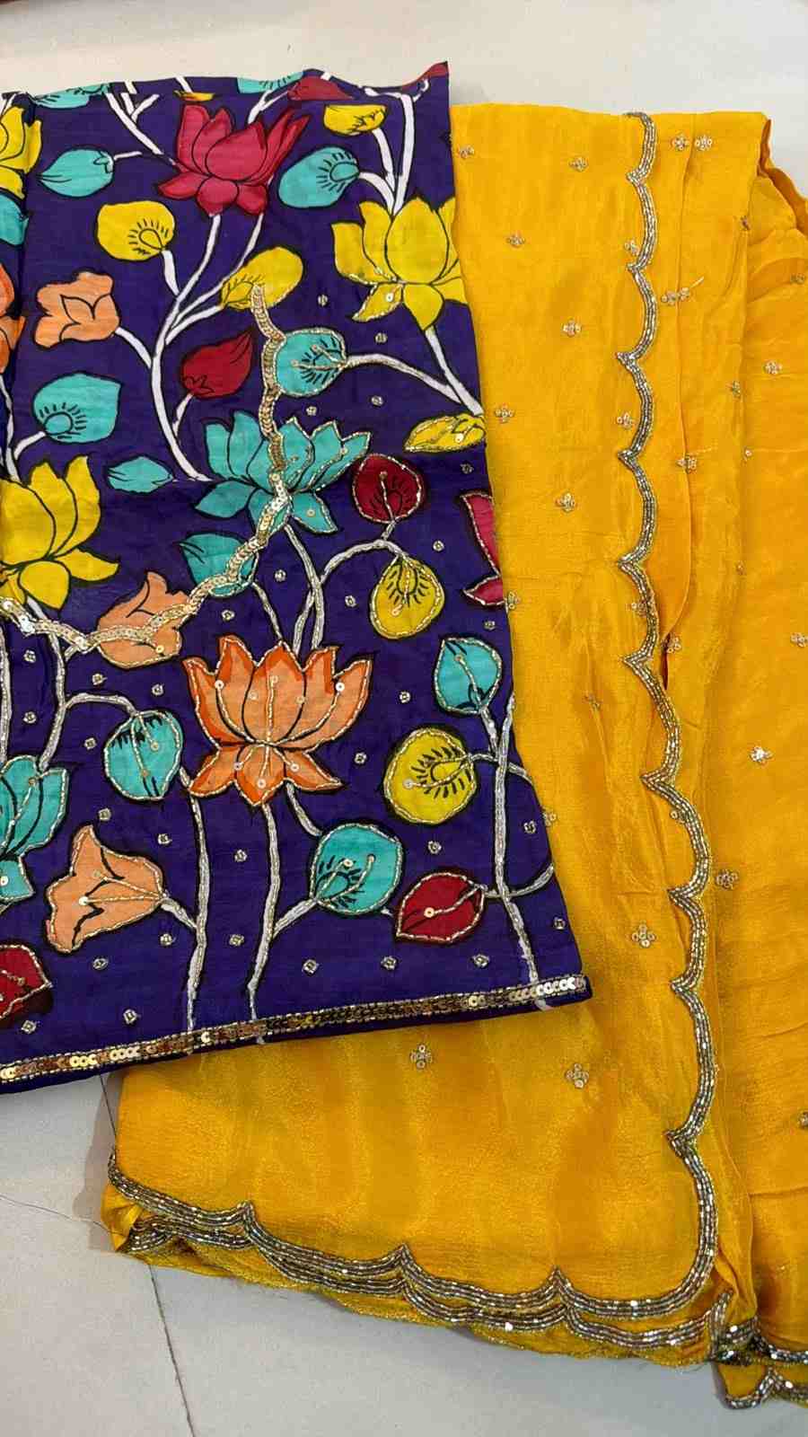 Pure Chinnon Silk Saree
