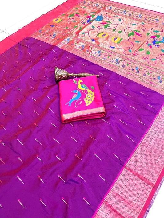 Soft Paithani Silk Sarees