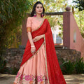 Cotton Silk Lehangas