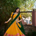 Cotton Silk Lehangas