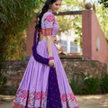 Cotton Silk Lehangas