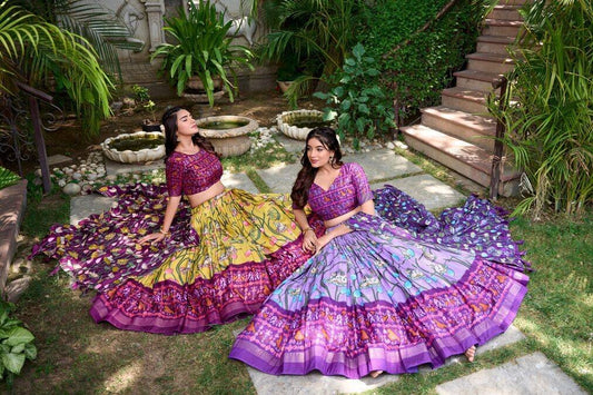 Tussar Silk Lehengas