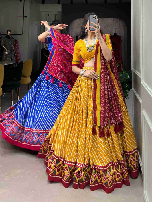 Tussar Silk Lehenga Cholis
