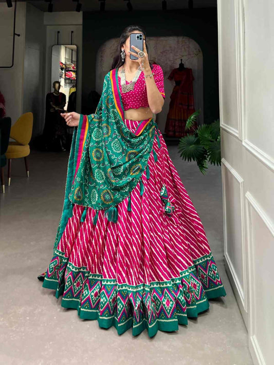 Tussar Silk Lehenga Cholis