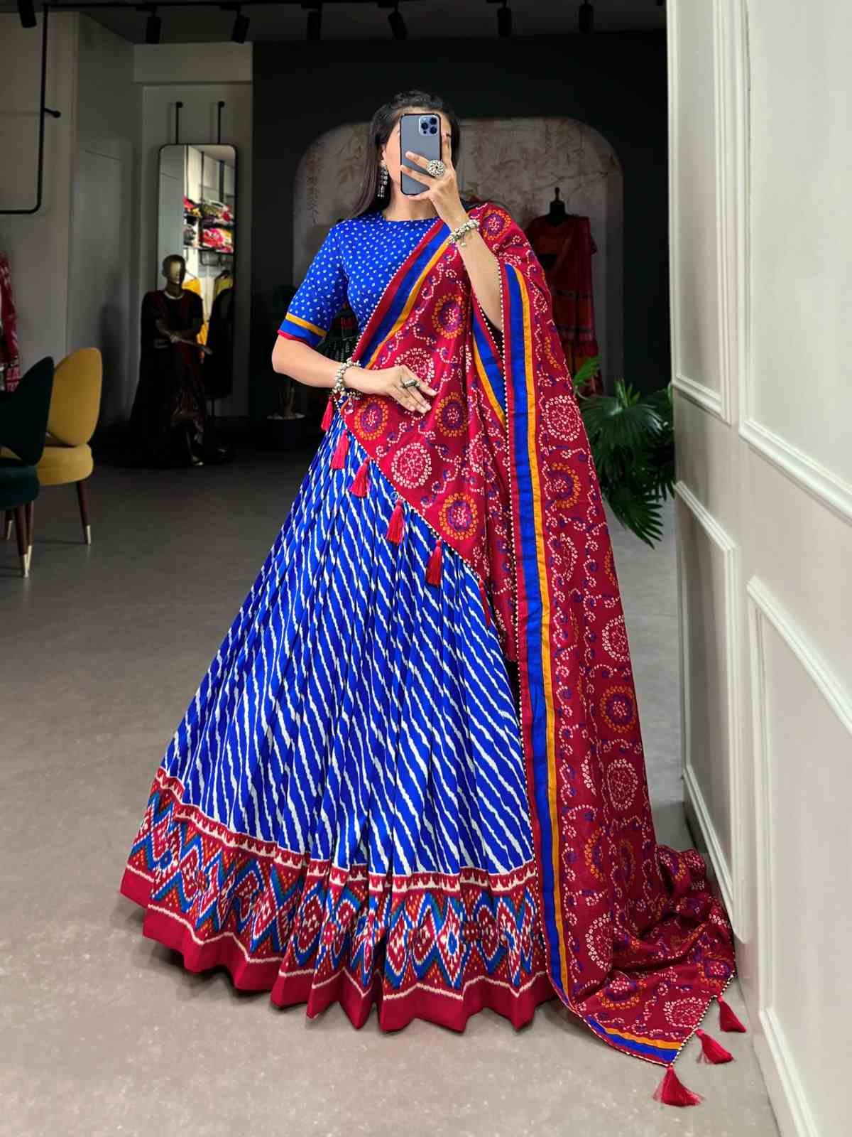 Tussar Silk Lehenga Cholis