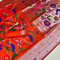 Muniya Paithani Silk Sarees