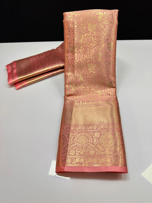 Brocade Semi Kanjeevaram Sarees