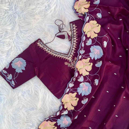 Pure Tussar silk saree