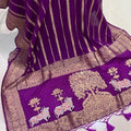 Khadi Georgette Silk Saree