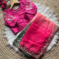 Fancy Tabi silk saree – colour 1 – Arhas Couture