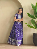 Kid's Kanchi Silk Lehengas