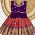 Semi Gadwal Silk Family Outfits