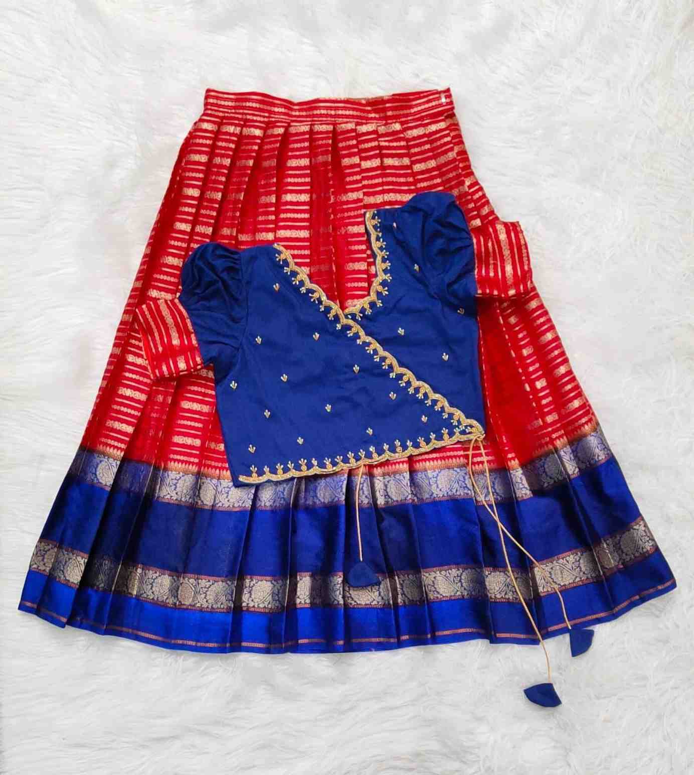 Banarasi raw silk family outfit – colour view – Arhas Couture