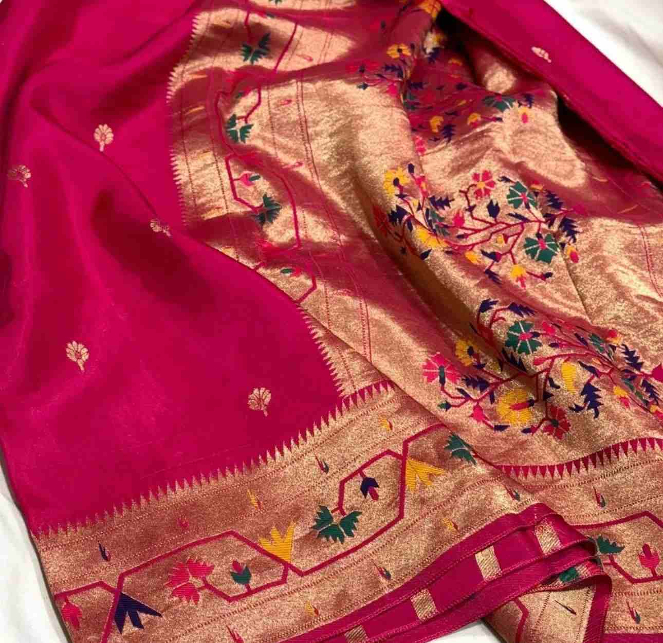 Soft Modal Silk Paithani Sarees