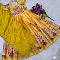 Fancy digital foil gown – colour 1 – Arhas Couture