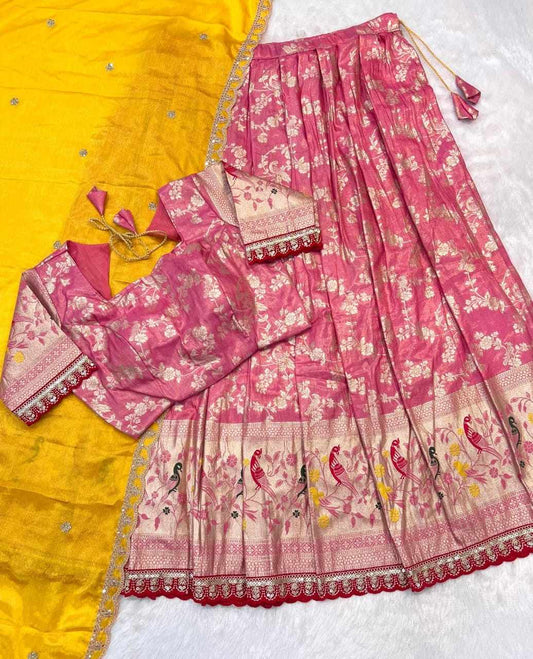 Paithani Tissue Silk Lehengas