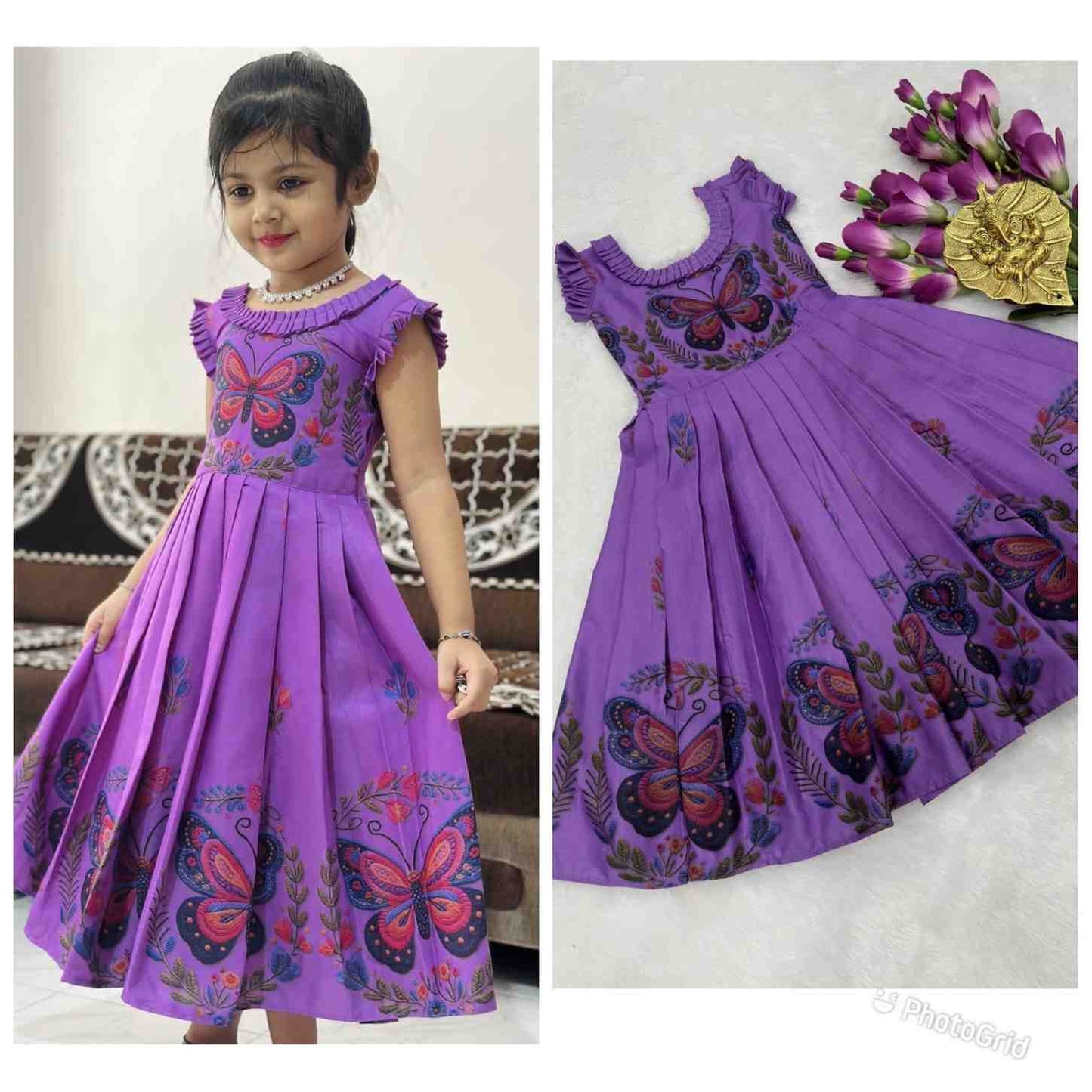 Kids cotton silk frocks by Arhas Couture