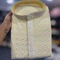 Men's Chickenkari Rayon Kurta Sets