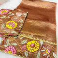 Embroidery Tissue Silk Sarees