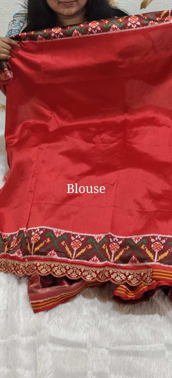 Semi Patola Saree
