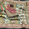 Fancy Kanni silk saree – colour 5 – Arhas Couture