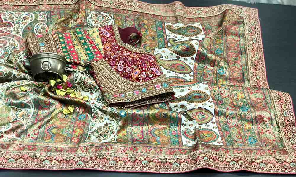 Fancy Kanni silk saree – colour 5 – Arhas Couture