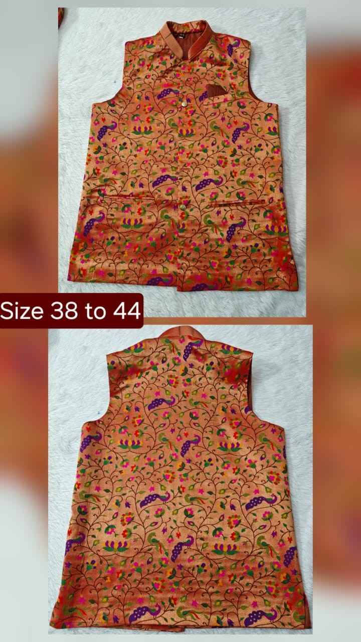 Fancy Paithani jacket – colour 5 – Arhas Couture