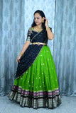 Banarasi silk family outfit with zardosi maggam work and georgette cutwork dupatta – Arhas Couture
