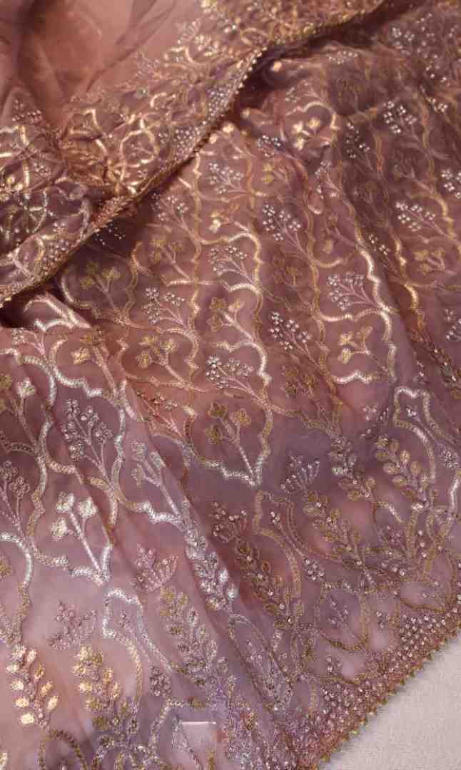 Organza Gotapatti Work Saree