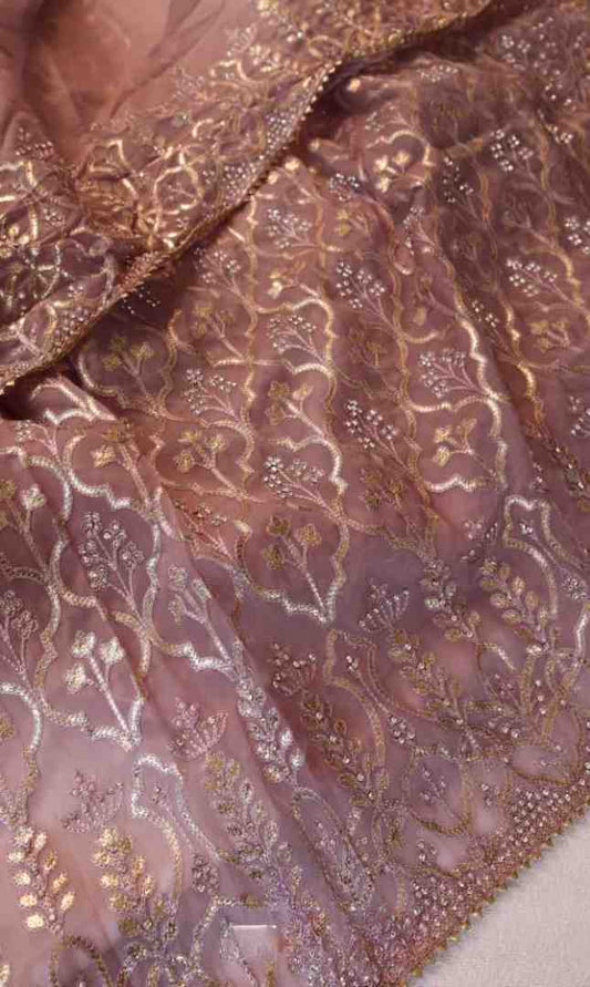 Organza Gotapatti Work Saree
