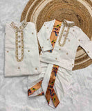 Raw silk family outfit – boys and men – Arhas Couture