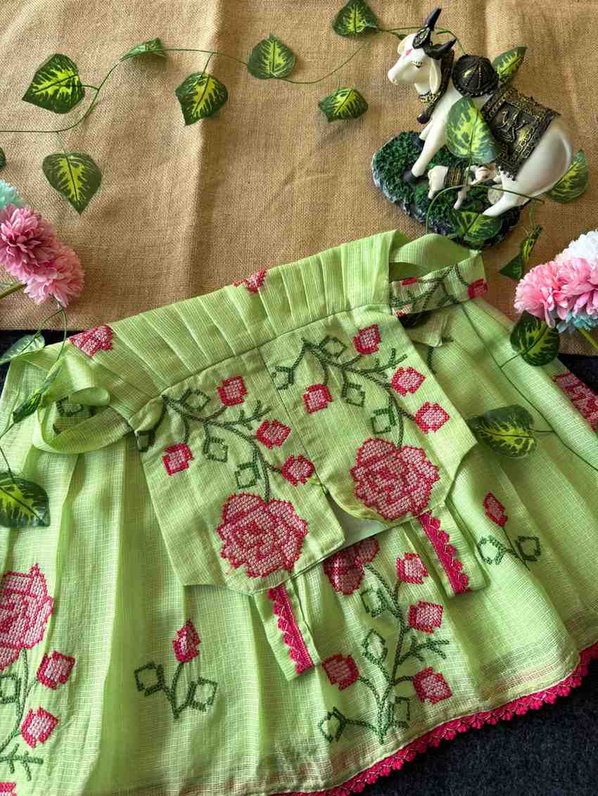 Kids Kota silk gowns by Arhas Couture