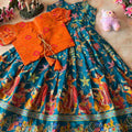 Kids Kalamkari gown – colour 2 – Arhas Couture