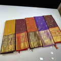 Semi Gadwal silk family outfits by Arhas Couture