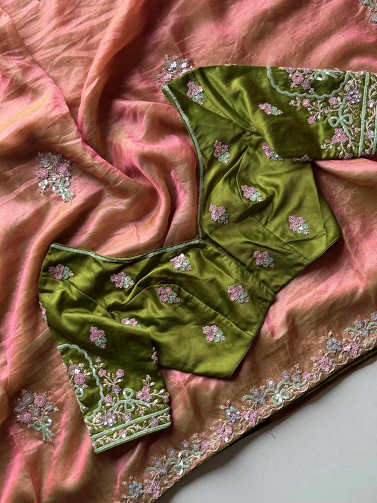 Tissue Silk Sequence Saree