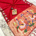 Fancy Khadi raw silk saree with Meenakari border – Arhas Couture