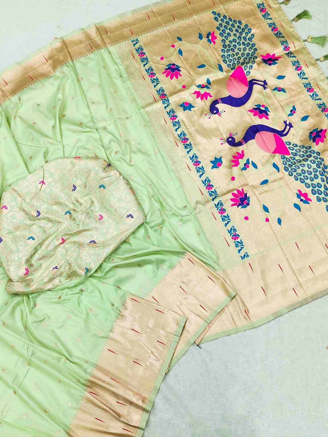 Fancy Paithani saree – colour 5 – Arhas Couture