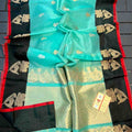 Fancy tissue silk saree – colour 3 – Arhas Couture