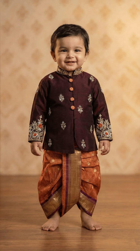 Semi Gadwal family outfit – colour 2 – Arhas Couture