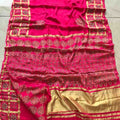 Fancy Ajrakh Modal saree – colour 2 – Arhas Couture