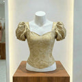 Fancy Banarasi corset blouse – colour 3 – Arhas Couture