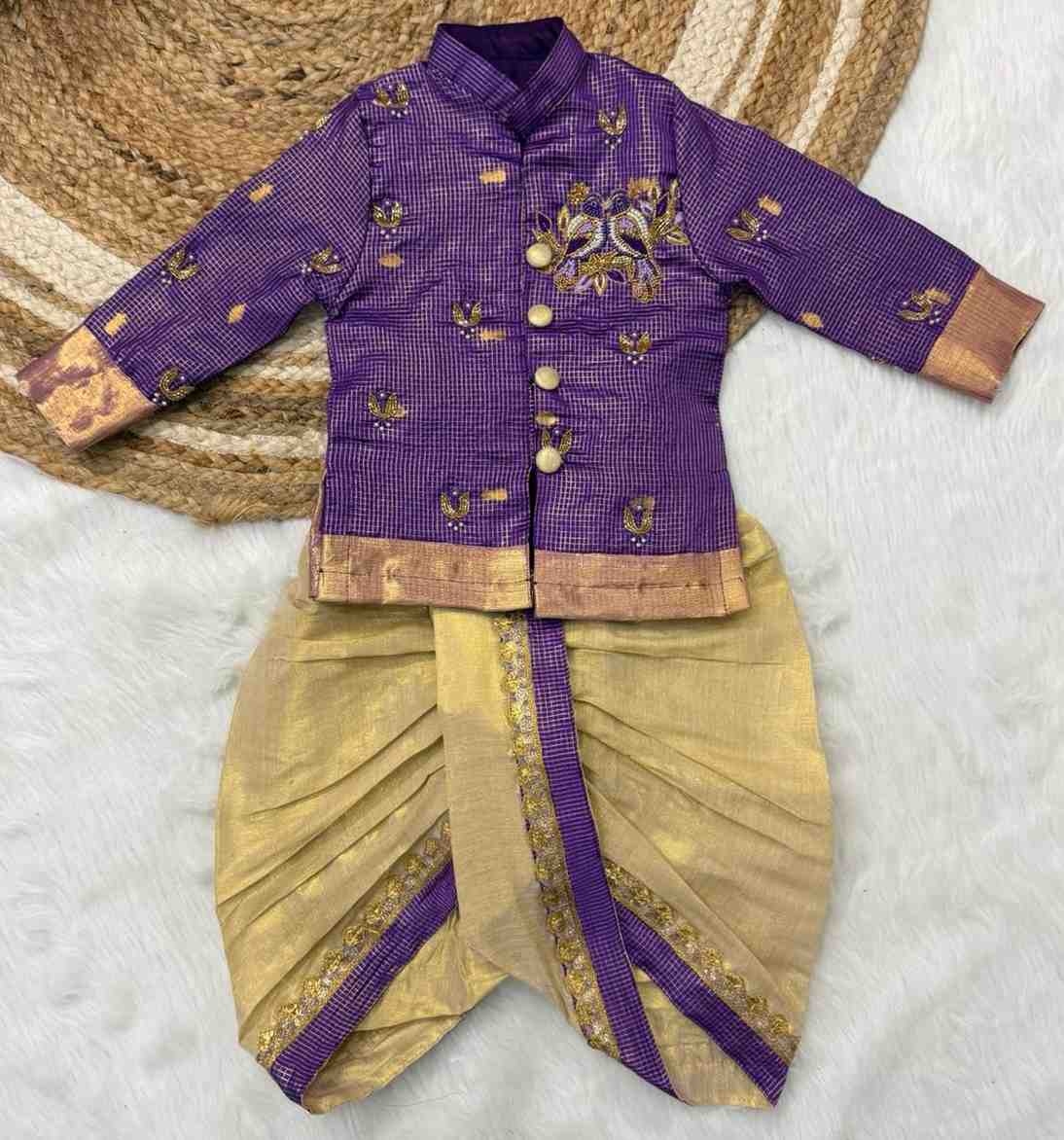 Semi Kanchi family outfits by Arhas Couture