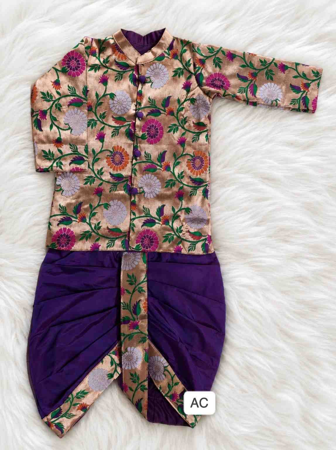 Floral Paithani Family Outfits