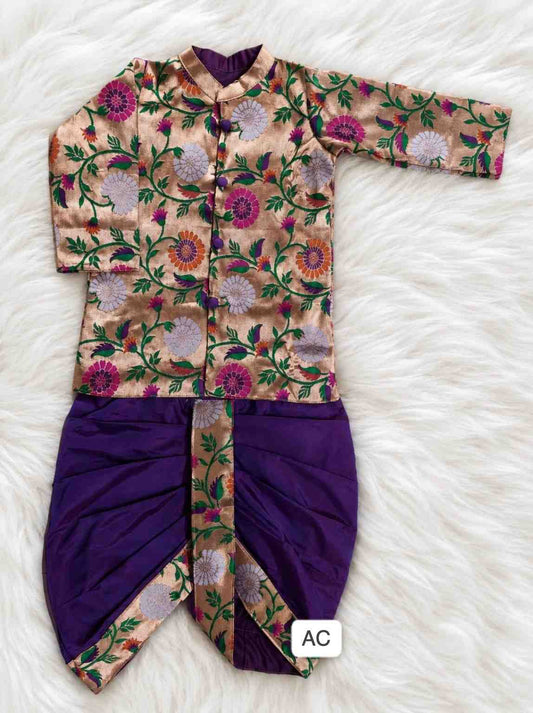 Floral Paithani Family Outfits