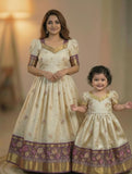 Designer gown family outfit – mothers and daughters – Arhas Couture