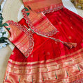 Kid's Paithani Silk Gown
