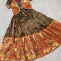 Kid's Kanjeevaram Silk Gowns