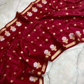 Banarasi Viscose Dyeable Sarees