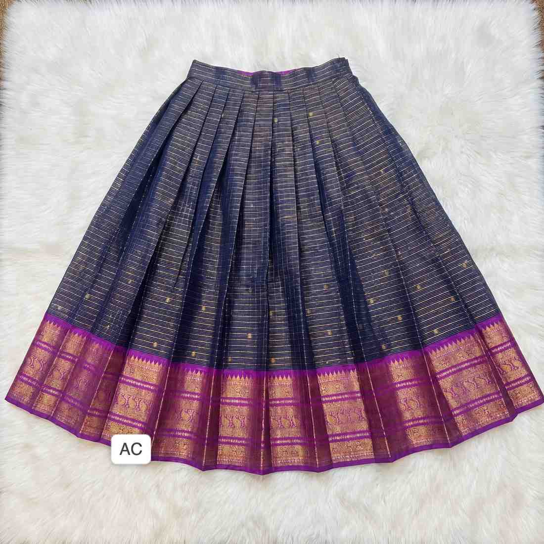 Semi Gadwal Silk Lehenga