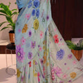 Satin Silk Sequins Saree